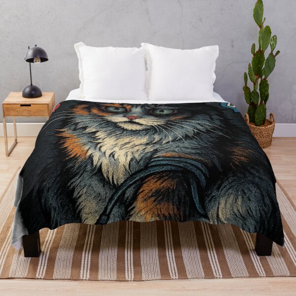 Item preview, "Zen Cat on Life Support (via Wi-Fi)" designed and sold by Kubiru.
