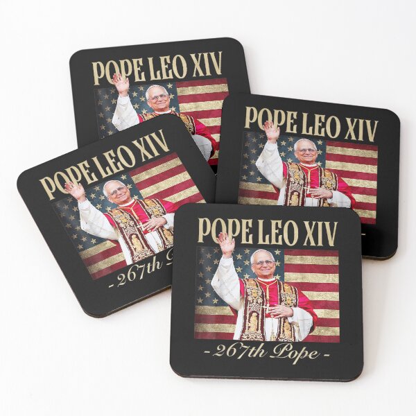 Item preview, American Pope Leo XIV 267Th US Flag Catholic Retro designed and sold by Mimoun9.