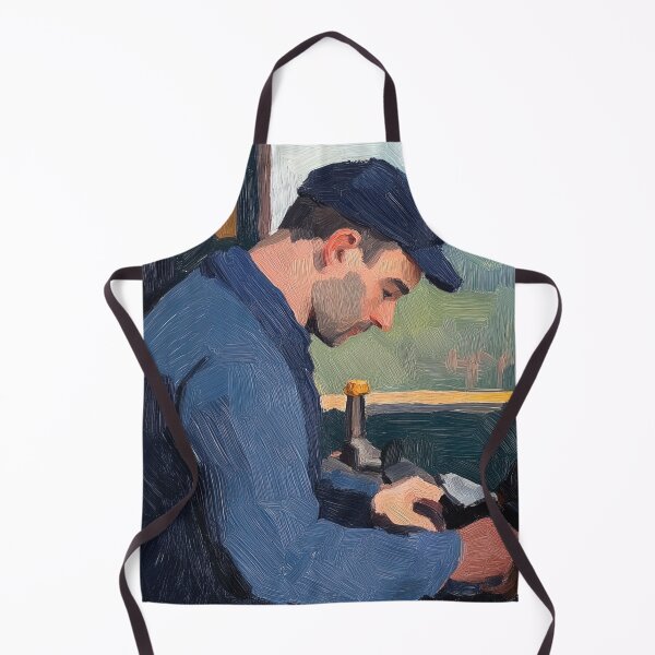 Item preview, Mechanic | Post-impressionist painting style designed and sold by ComicsFactory.