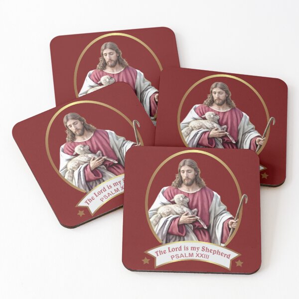 Item preview,  Jesus, The Good Shepherd, The Lord is my Shepherd, Psalm 23 designed and sold by hispanicworld.