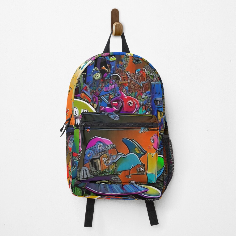 Vista previa del artículo con la obra «Mochila», diseñado y vendido por Raloel.