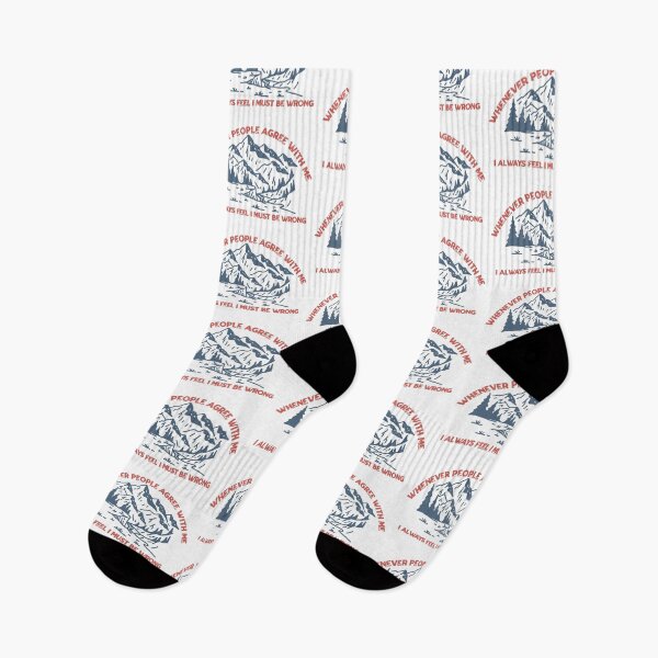 Item preview, Whenever People Agree With Me – Sarcastic Mountain Quote designed and sold by KatelynMitalski.