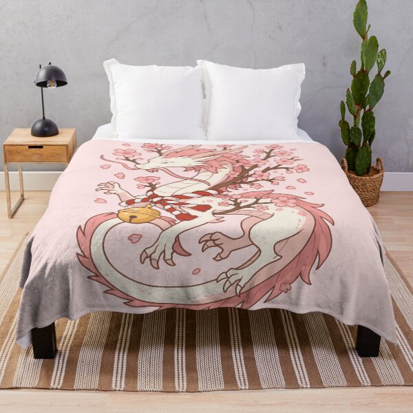 Item preview, Eastern Sakura Dragon - Cherry Blossom designed and sold by Pastel Purrade.