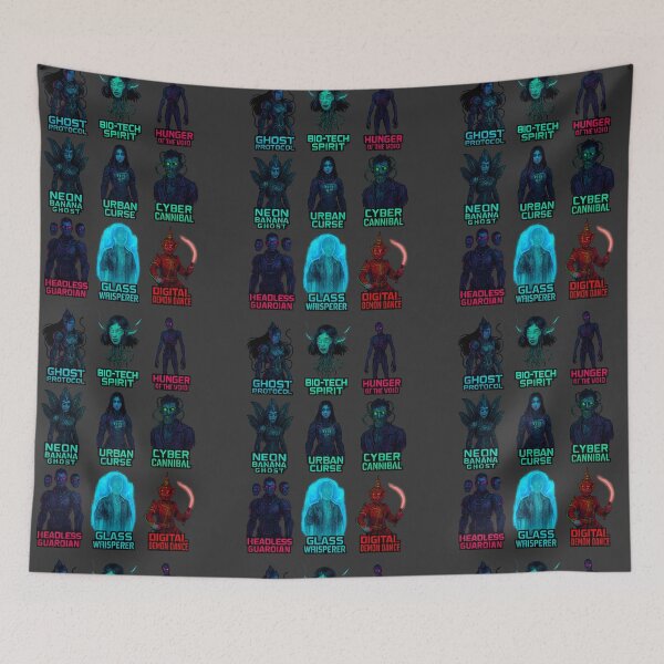Item preview, Nine Cyberpunk Character Concepts designed and sold by Thaivi Design.