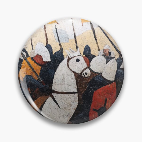 Item preview, Medieval war | Post-impressionist painting style designed and sold by ComicsFactory.