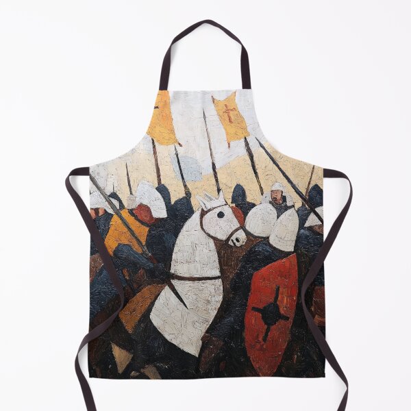 Item preview, Medieval war | Post-impressionist painting style designed and sold by ComicsFactory.