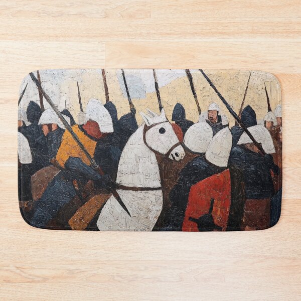Item preview, Medieval war | Post-impressionist painting style designed and sold by ComicsFactory.