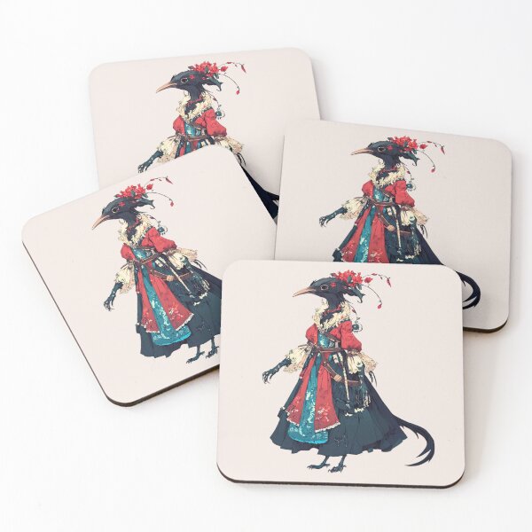 Item preview, The Crimson Plumage Duchess designed and sold by MYTHIC PEEL STICKERS.