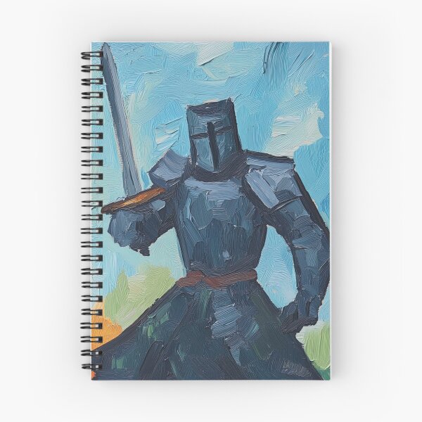 Item preview, Medieval warrior | Post-impressionist painting style designed and sold by ComicsFactory.