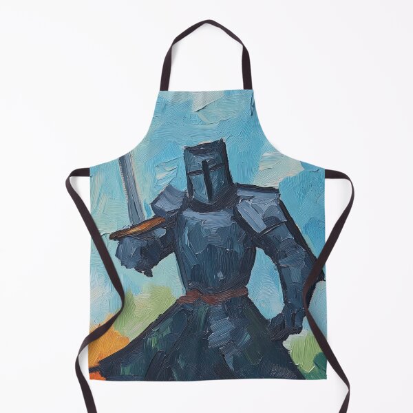Item preview, Medieval warrior | Post-impressionist painting style designed and sold by ComicsFactory.