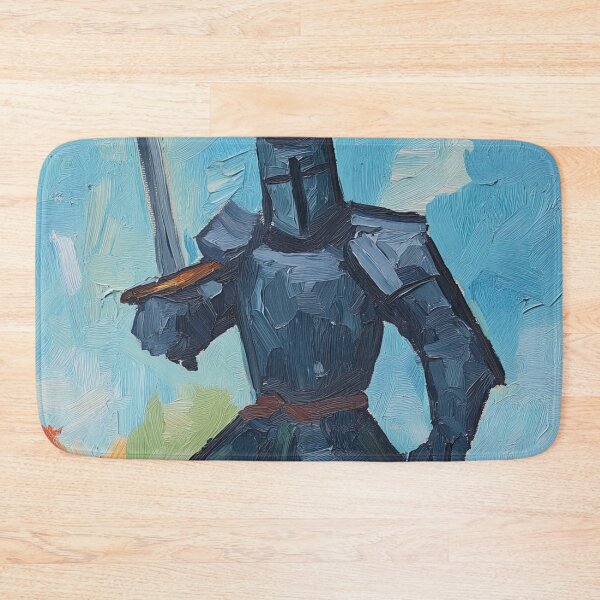 Item preview, Medieval warrior | Post-impressionist painting style designed and sold by ComicsFactory.