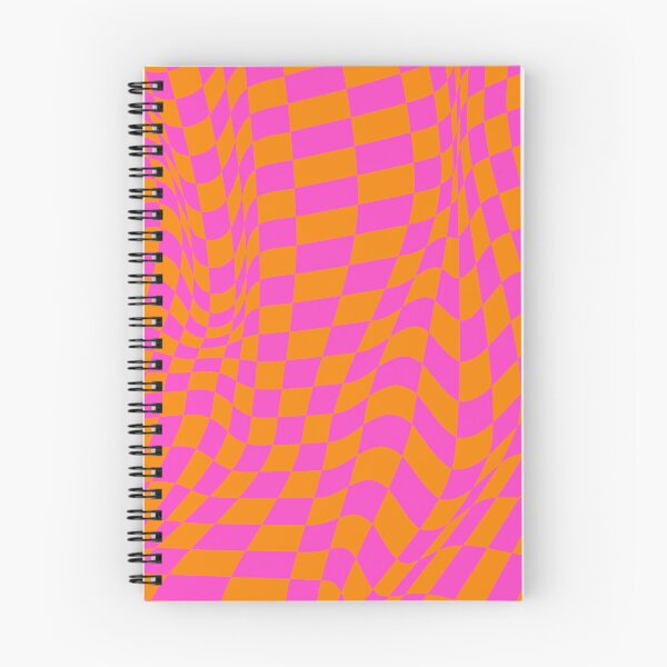 Item preview, Groovy Twist Checkered Pattern Pink & Orange designed and sold by faithinkindness.