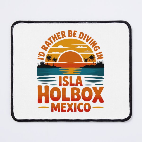 Item preview, I'D RATHER BE DIVING IN ISLA HOLBOX – Mexico Diving Apparel – Summer Vibes for Scuba and Beach Lovers designed and sold by paulo silveira.