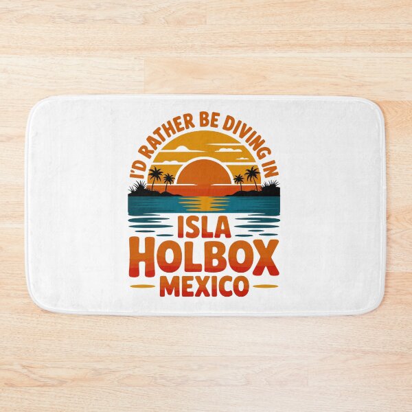 Item preview,  I'D RATHER BE DIVING IN ISLA HOLBOX – Mexico Diving Apparel – Summer Vibes for Scuba and Beach Lovers designed and sold by paulo silveira.