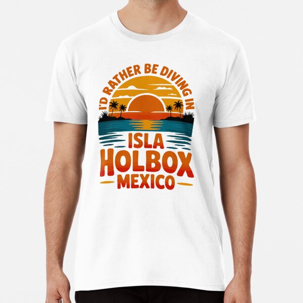 Item preview,  I'D RATHER BE DIVING IN ISLA HOLBOX – Mexico Diving Apparel – Summer Vibes for Scuba and Beach Lovers designed and sold by paulo silveira.
