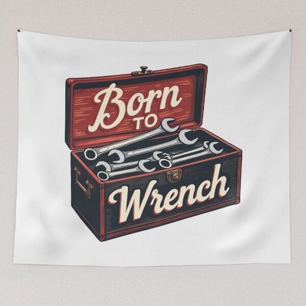 Item preview, Born To Wrench designed and sold by Automotive Art by Greg.