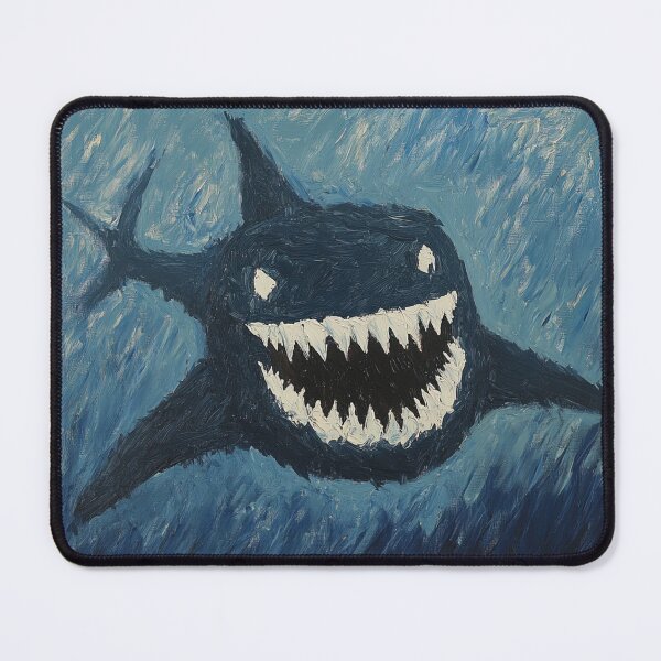 Item preview, Megalodon | Post-impressionist painting style designed and sold by ComicsFactory.