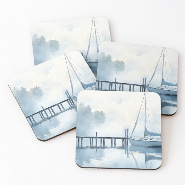 Item preview, WHISPERS OF THE MISTY DOCK  designed and sold by ArtbyRolleen.