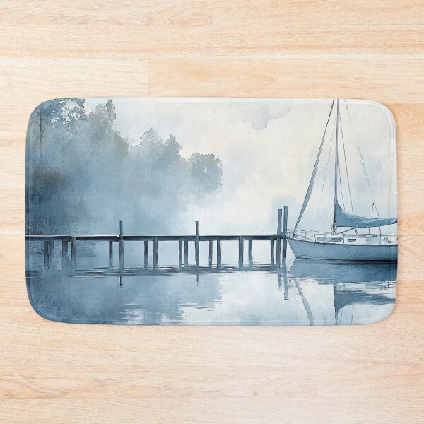 Item preview, WHISPERS OF THE MISTY DOCK designed and sold by ArtbyRolleen.
