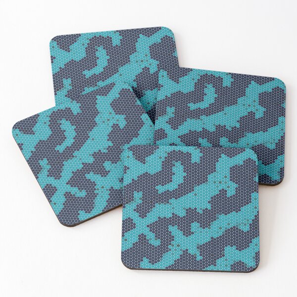 Item preview, Podarcis pityusensis formenterae (No.1) Aqua Camo Islands designed and sold by TeraScale.