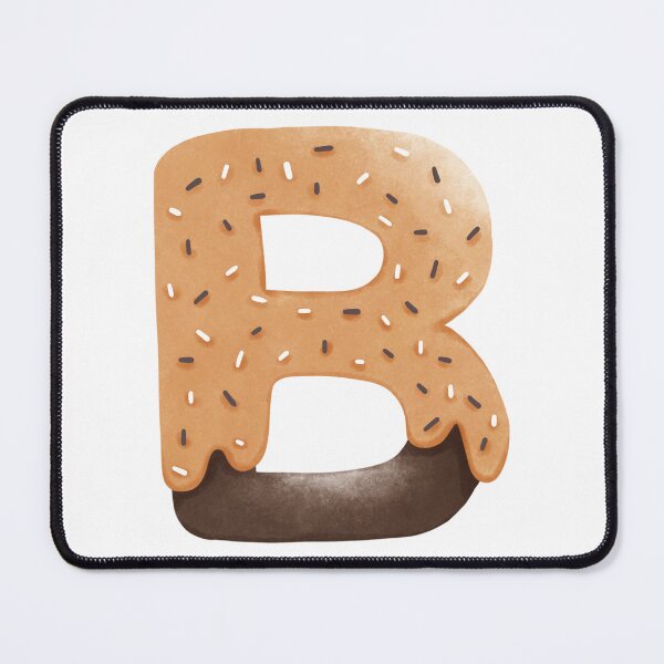 Item preview, Donut Letter B | Cute Cookie Alphabet with Sprinkles designed and sold by inelistudio.