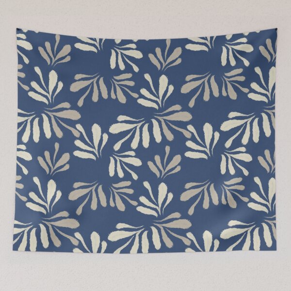 Item preview, Frond Splash©, Neutral on Midnight designed and sold by Sole-e-Vento-Studio.
