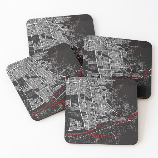 Item preview, Puente Alto City Map of Chile - Oriental designed and sold by deMAP.
