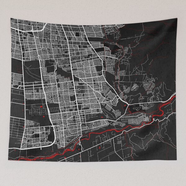Item preview, Puente Alto City Map of Chile - Oriental designed and sold by deMAP.