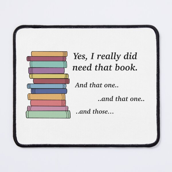 Item preview, I Needed Those Books designed and sold by QuillAndBrush.