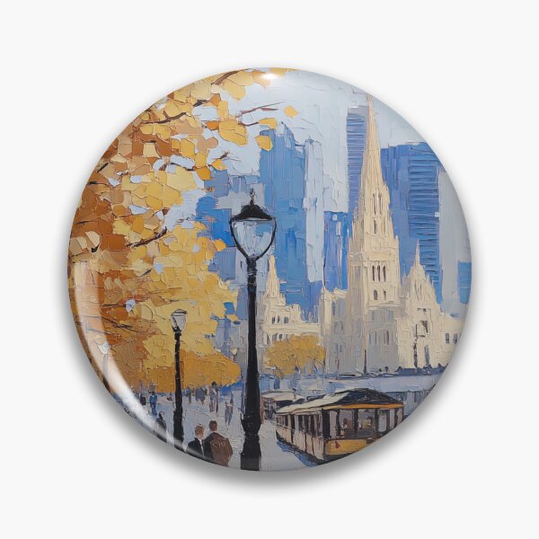 Item preview, Melbourne | Post-impressionist painting style designed and sold by ComicsFactory.