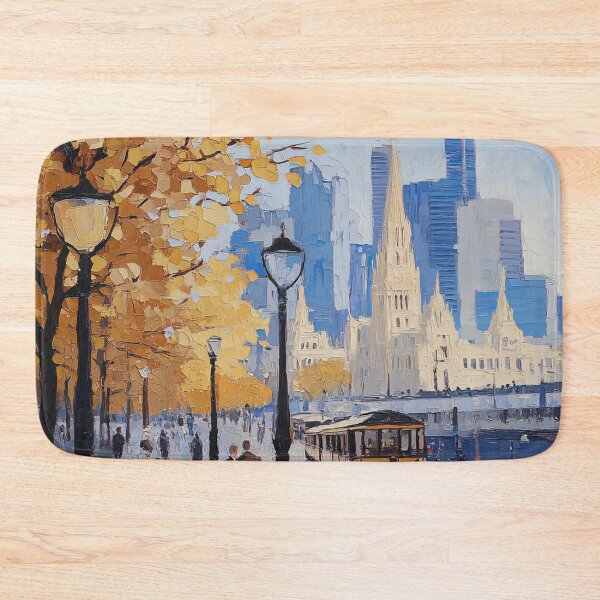 Item preview, Melbourne | Post-impressionist painting style designed and sold by ComicsFactory.