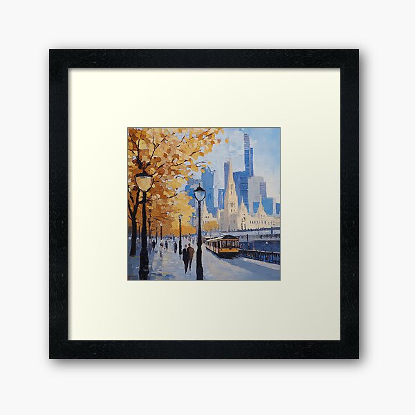 Item preview, Melbourne | Post-impressionist painting style designed and sold by ComicsFactory.