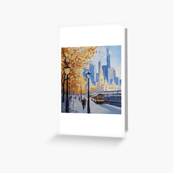 Item preview, Melbourne | Post-impressionist painting style designed and sold by ComicsFactory.