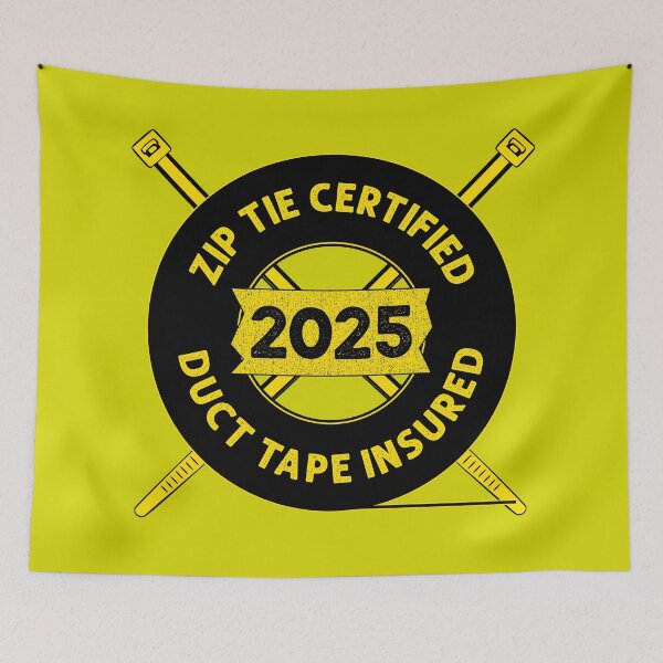 Item preview, Zip Tie Certified, Duct Tape Insured Trade Emblem (UPDATED) designed and sold by CRHPOD20.