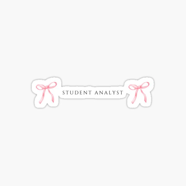 Item preview, Future BCBA Student Analyst ABA Aesthetic Coquette Bows Ribbons designed and sold by ReinforceByShi.