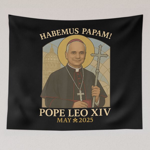 Item preview, Habemus Papam Pope Leo Robert Prevost Pope designed and sold by Mimoun9.