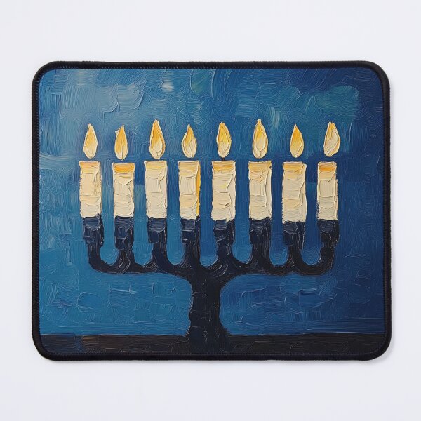 Item preview, Menorah | Post-impressionist painting style designed and sold by ComicsFactory.