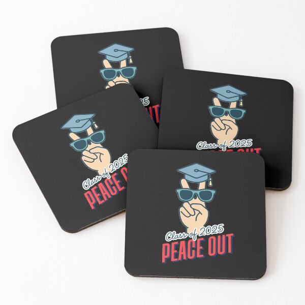 Item preview, Peace Out Graduation Shirt 2025 – Retro Bold Style for Cool Grads designed and sold by PPCretorth.