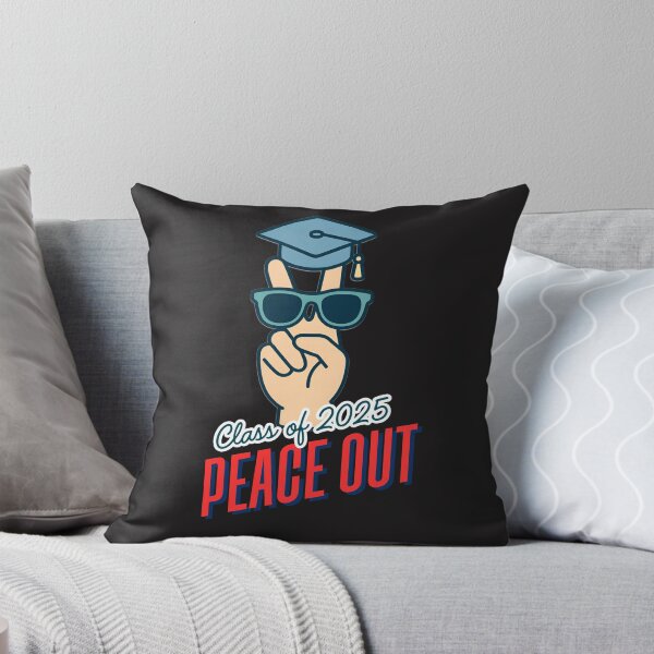 Item preview, Peace Out Graduation Shirt 2025 – Retro Bold Style for Cool Grads designed and sold by PPCretorth.