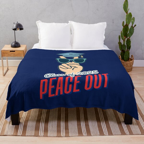 Item preview, Peace Out Graduation Shirt 2025 – Retro Bold Style for Cool Grads designed and sold by PPCretorth.