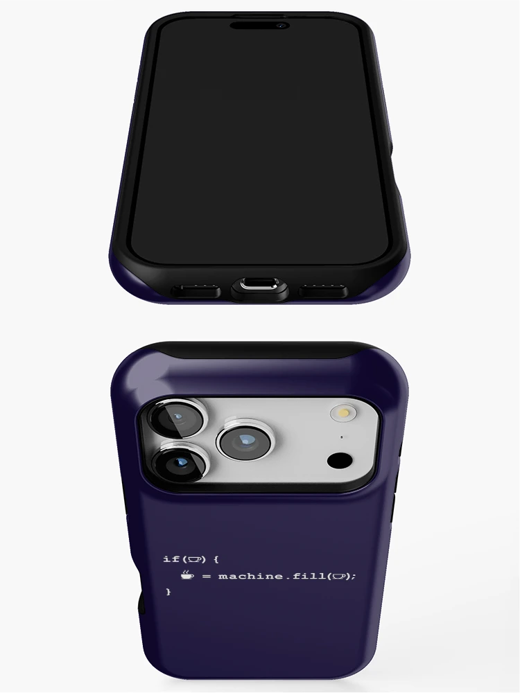 Thumbnail 3 of 4, iPhone Case, Programmer Gifts - Coffee Fill Programming Code designed and sold by Eng-Sun.