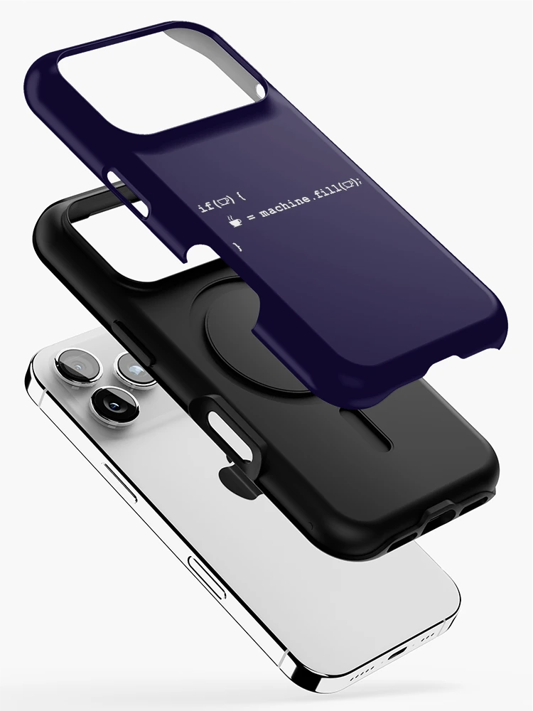 Thumbnail 2 of 4, iPhone Case, Programmer Gifts - Coffee Fill Programming Code designed and sold by Eng-Sun.