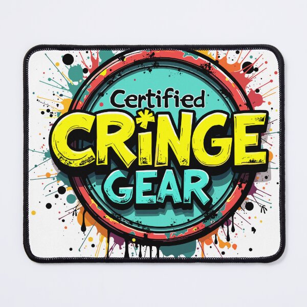 Item preview, Certified Cringe Gear – Ironically Awesome Meme Shirt designed and sold by BeamiCreations.