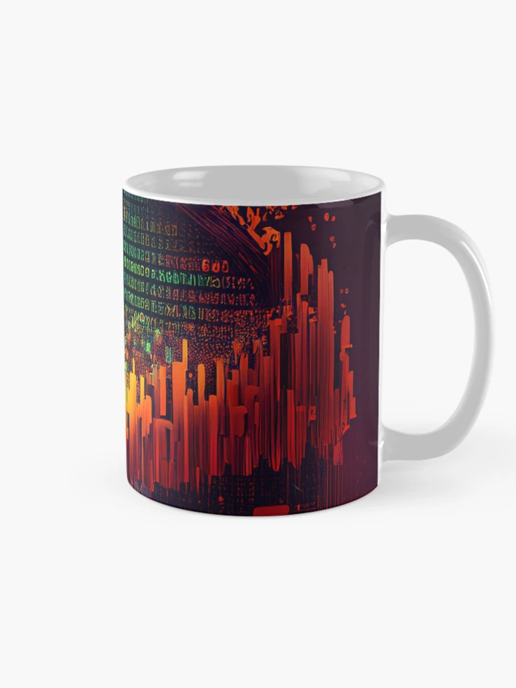 Thumbnail 3 of 6, Coffee Mug, Cryptography - Raloel designed and sold by Raloel Art.