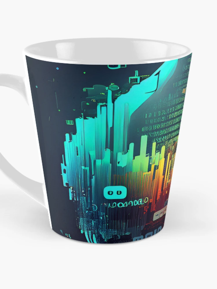 Thumbnail 3 of 4, Coffee Mug, Cryptography - Raloel designed and sold by Raloel Art.
