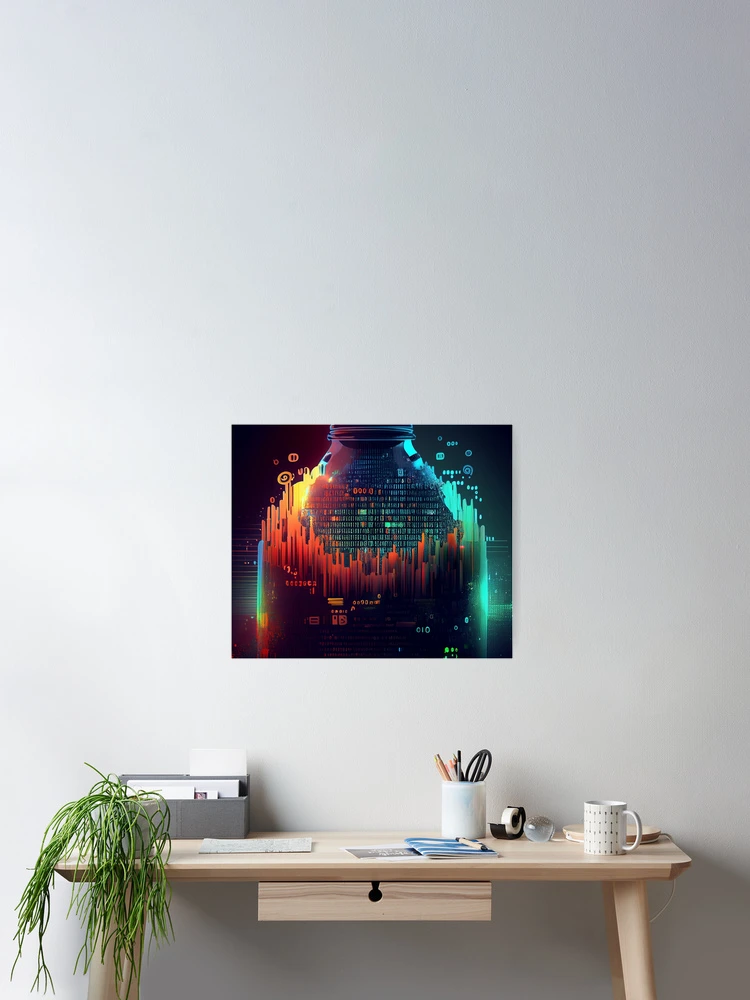Thumbnail 2 of 3, Poster, Cryptography - Raloel designed and sold by Raloel Art.
