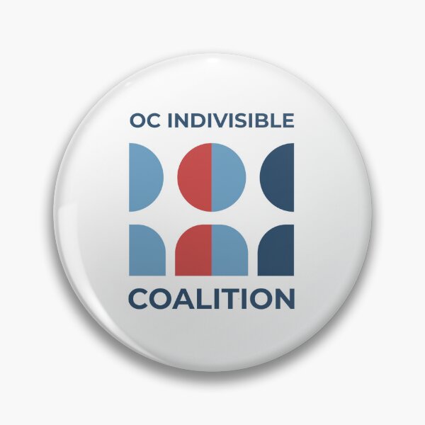 Item preview, OC Indivisible Coalition Logo designed and sold by 50501 Movement Orange County.