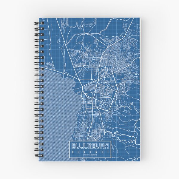 Item preview, Bujumbura City Map of Burundi - Blueprint designed and sold by deMAP.