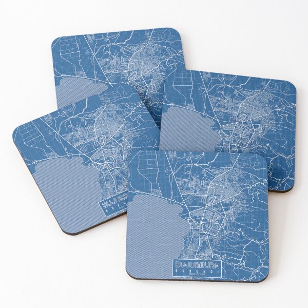 Item preview, Bujumbura City Map of Burundi - Blueprint designed and sold by deMAP.