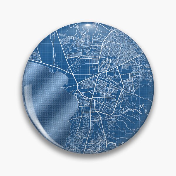 Item preview, Bujumbura City Map of Burundi - Blueprint designed and sold by deMAP.